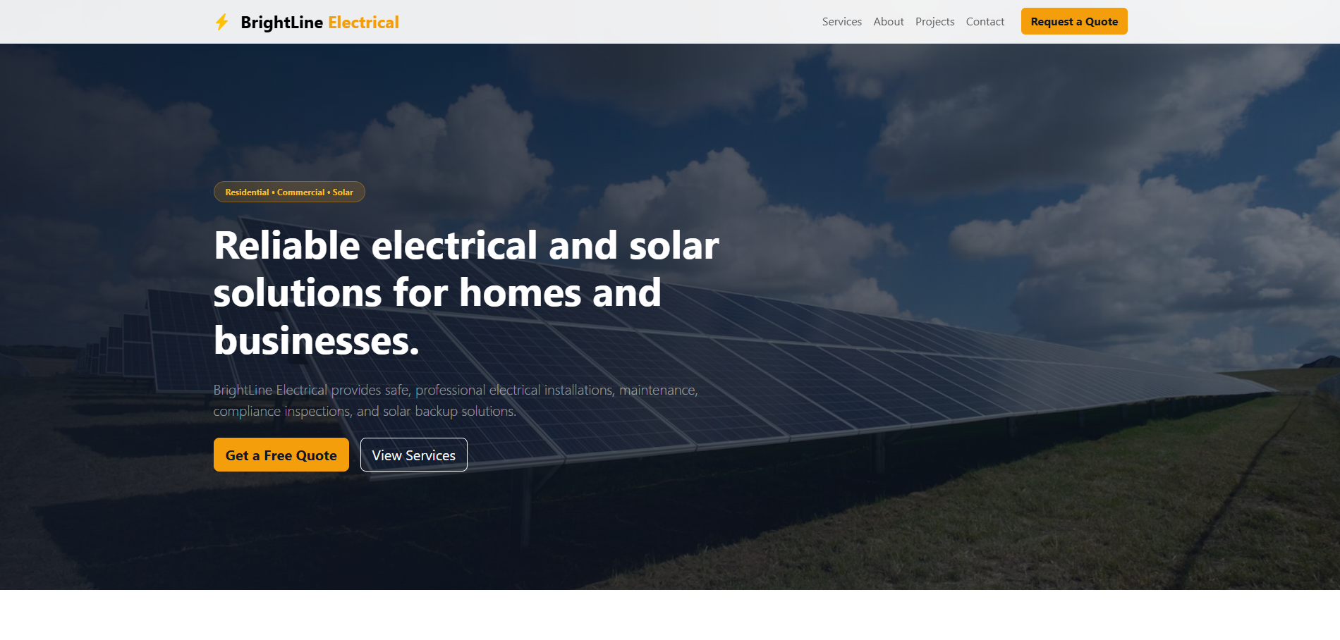 Business website package preview