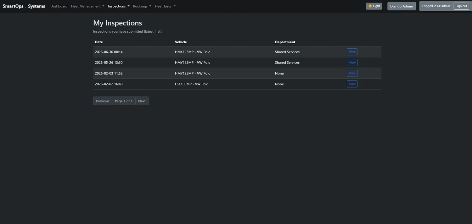 Fleet Reports screenshot